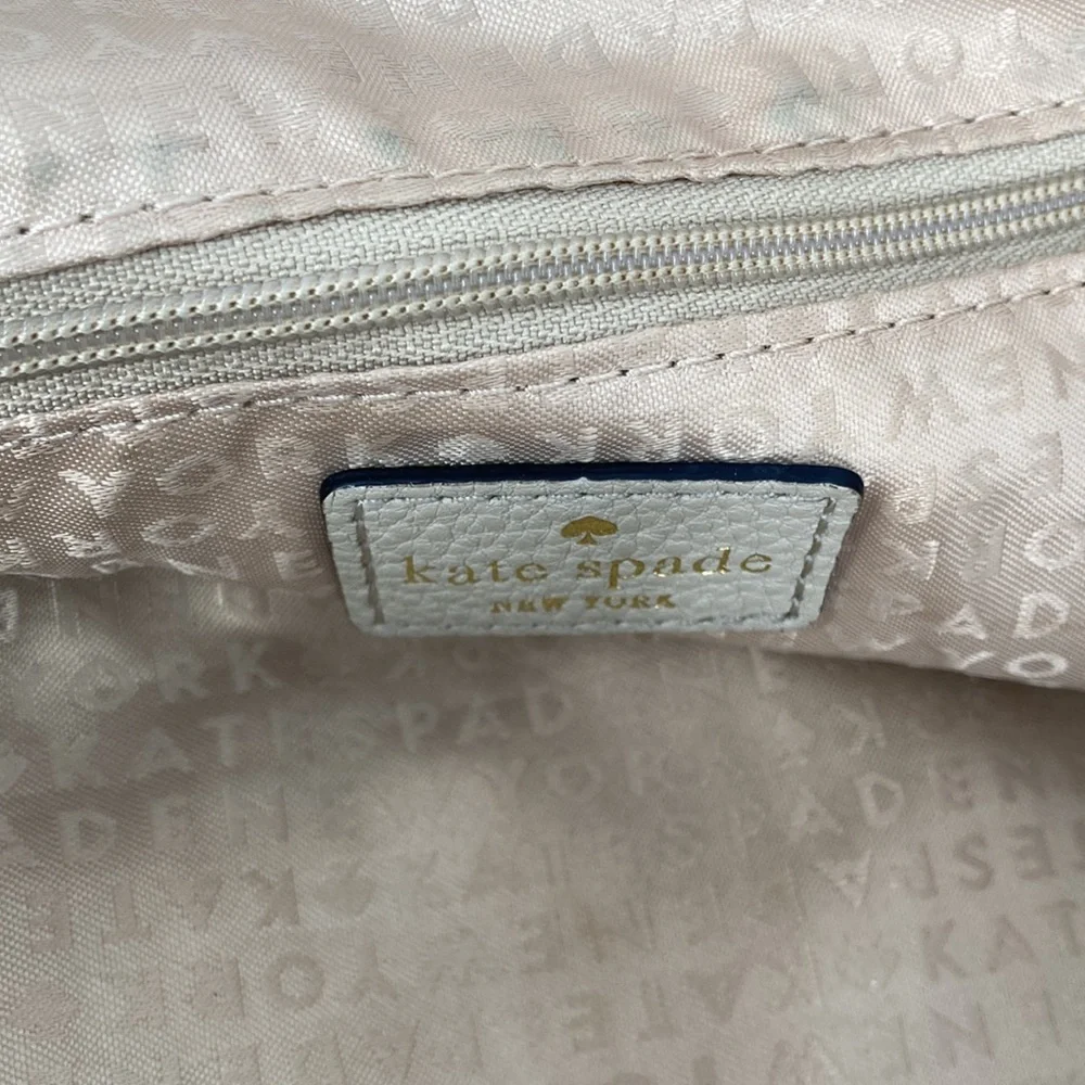 Tan/leather Kate Spade Knott large‎ satchel Bag
